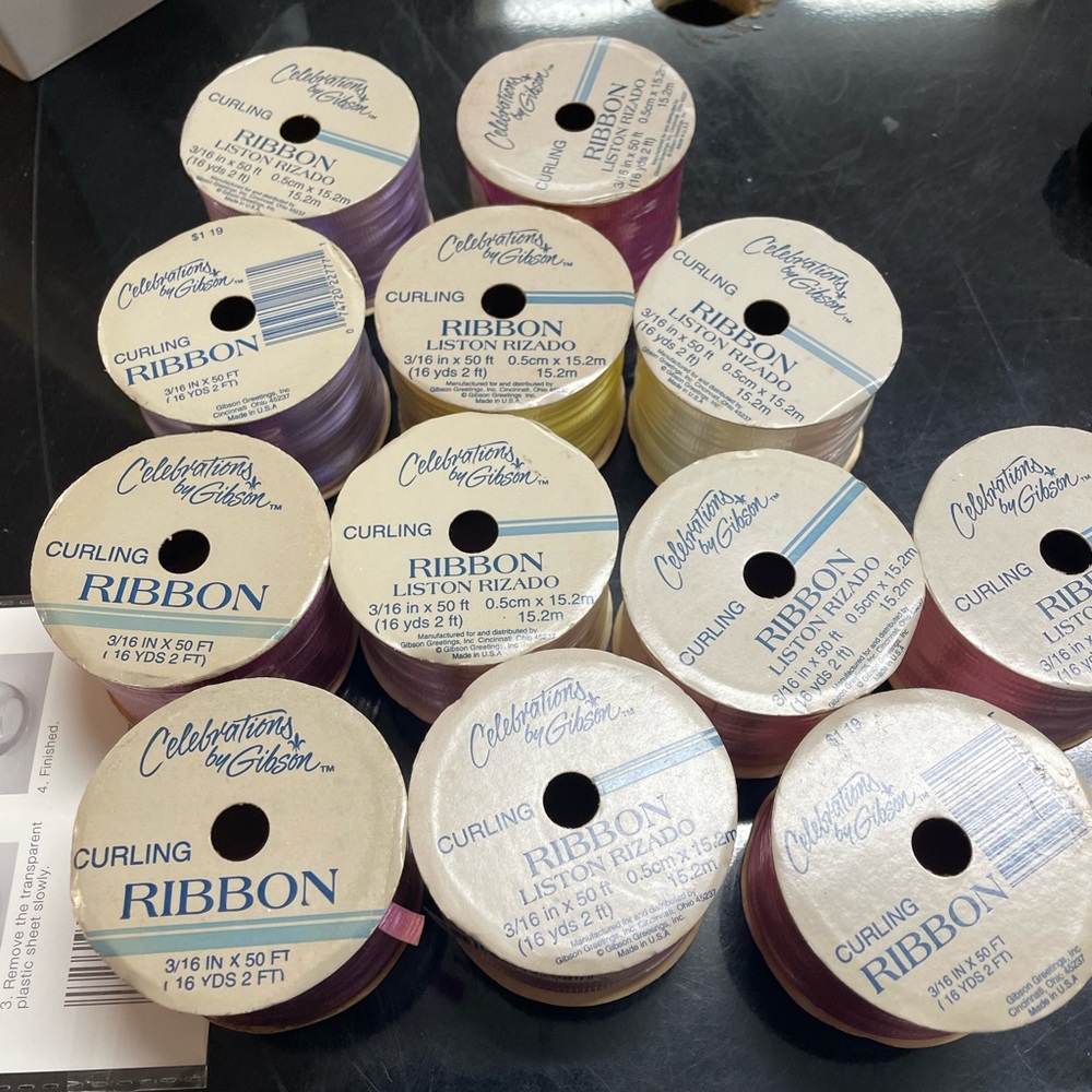 Curling ribbons